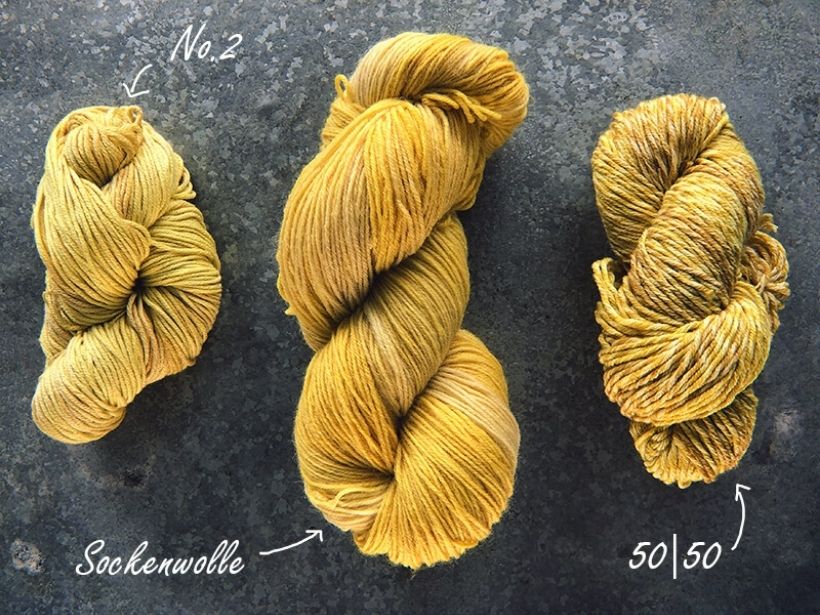myboshi Wolle gefärbt mit Lieblingsfarben