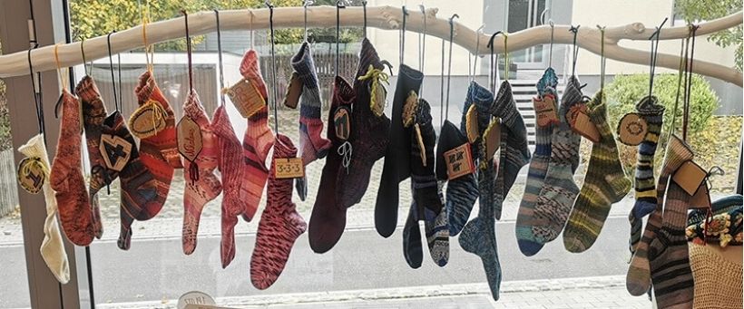 DIY Socken-Weihnachtskalender – Endergebnis