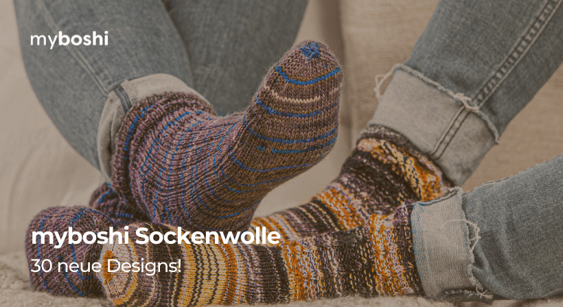 myboshi Sockenwolle- 30 neue Designs Header