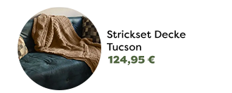 Strickset Decke Tucson